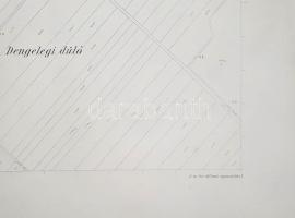 [Térkép] A Szatmár vármegyei Mezőpetri határának tagosítási térképe: Reszegi és Dengelegi dűlők. (19...