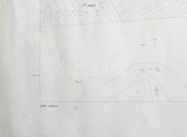 [Térkép] A Szatmár vármegyei Szamosdob község déli határának tagosítási térképe: Kenderföldek és ura...