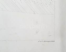 [Térkép] A Szatmár vármegyei Szamosdob község déli határának tagosítási térképe: Kenderföldek és ura...