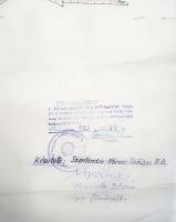 [Térkép] Szentendre város kéziratos kiosztási vázrajza. Boldogtanya, I. ütem. Méret: 1:2 880. (1968)...