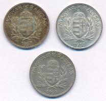 1937-1939. 1P Ag (3xklf) T:XF patina
Adamo P6