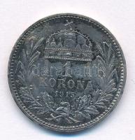 1915KB 1K Ag "Ferenc József" T:AU,XF patina
Adamo K5.1