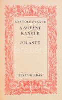 Antole France művei sorozat 8 kötete. Bp., én., Dick Manó. Kiadói aranyozott egészvászon-kötések, jó...