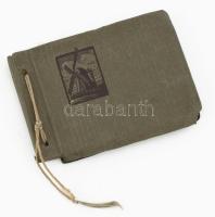 Kisméretű fotóalbum balatoni fotókkal: Kenese, Siófok, I. világháborús repülő, stb