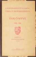 A Borsod-Miskolci Közművelődési és Múzeum-Egyesület évkönyve 1905-1906. Szerk.: Balogh Bertalan. Miskolc, 1906, Szelényi és Társa-ny., 167+(1) p. Átkötött félműbőr-kötésben.