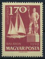 1959 Balaton I. 1,70Ft bélyeg a hal fején világos folt lemezhibával (6.000)