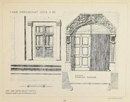 Foerk Ernő: A régi Buda és Pest polgári lakóházai. I-II. füzet. [Egybekötve]. (Bp., 1917, Korvin-Tes...