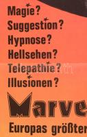 Marvelli - Europas größter Magier plakát, hajtott, 84×59 cm
