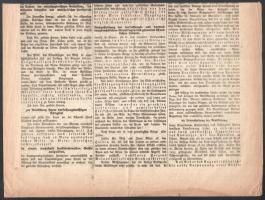 1917 I. Károly osztrák császár, magyar király trónbeszéde a Reichspost c. lap 1917. május 31. számán...