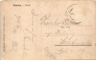 1916 Granica, Bufet "K.u.k. Etappenpostamt" (Rb)