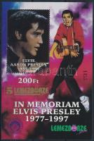 1999 Elvis emlékív Öt éves a Lemezbörze arany felülnyomással, nagyon ritka!