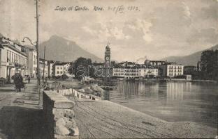 Riva del Garda harbour with Hotel Imperial