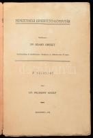 Dr. Pecháy Adolf: A magyarországi tótok. Nemzetiségi Ismertető Könyvtár. Bp., 1913. Kiadói papírköté...