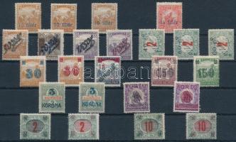 Temesvár 1919 Teljes sor / complete set. Signed: Bodor