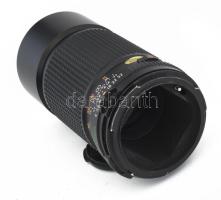 Mamiya-Sekor 1:4 f:210 mm objektív, tokkal, kis folttal az egyik lencsén