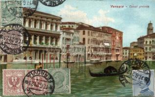 Venice, Venezia; Canal grande litho
