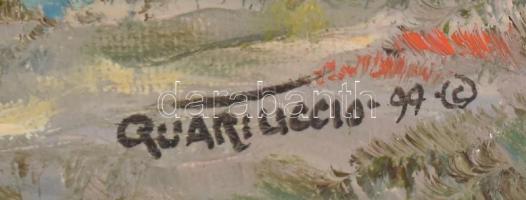 Anthony Quartuccio (XX. sz. vége): Kalifornia, Baja szépsége. Olaj, vászon. Jelzett. Hátoldalán auto...