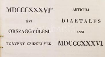 1830 - 1844 A reformkor 1830-1844 közötti törvényeinek hiteles kiadásai az uralkodó magánlevéltárábó...