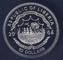 Libéria 2006. 10$ "Szabadság pillanatai - Martin Luther King 1963" multicolor T:PP