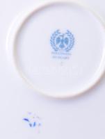 Hollóházi Jurcsák László által tervezett bonbonniere: Női fejek. Matricás, jelzett, hibátlan, d: 13 ...