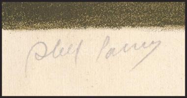 Pann, Abel (1883-1963): Fohász. Litográfia, papír, jelzett. Lapszéli apró szakadással, 28x22 cm