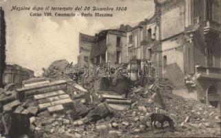 Messina Victor Emmanuel street after the 1908 earthquake (EK)