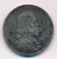 1938. 5P Ag "Szent István" T:VF szennyeződés, karc, patina Adamo P8.1