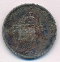 1938. 5P Ag "Szent István" T:VF szennyeződés, karc, patina
Adamo P8.1