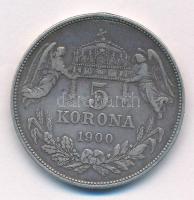 1900KB 5K Ag "Ferenc József" T:XF,VF fülnyom, patina
Adamo K7