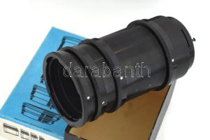 Pentacon Six TL fényképezőgép Carl Zeiss MC Biometar 2,8/80 objektívvel, bőr tokkal. + gyűrűkkel