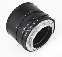 Nikon közgyűrűsor PK 11-13 dobozában