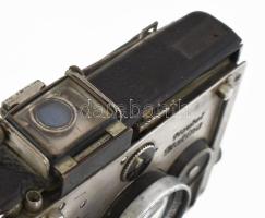 cca 1920 Plaubel Makina lemezes fényképezőgép kissé kopott / cca 1920 Vintage Plaubel Makina camera