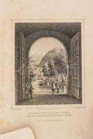 5 db Rohbock Buda és Pest acélmetszet + 1 Pécs Tettye