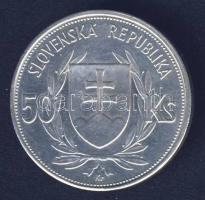 Szlovákia 1944. 50K Ag "5. Függetlenségi évforduló" T:2