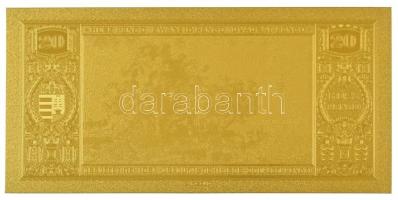 1926. 20P aranyozott bankjegy replika T:UNC