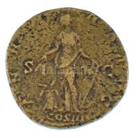 Római Birodalom / Róma / Antoninus Pius 147-148. Sestertius bronz (23,01g) T:F Roman Empire / Rome /...