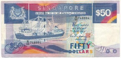 Szingapúr DN (1991) 50$ T:F Singapore ND (1991) 50 Dollars C:F Krause P#22b