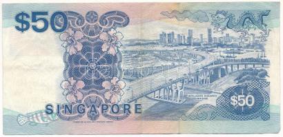 Szingapúr DN (1991) 50$ T:F
Singapore ND (1991) 50 Dollars C:F
Krause P#22b