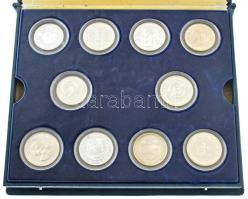 1979. A gyermekév emlékére kiadott, 19db-os ezüst emlékérme tétel, benne: Etióp, Bolivia, Jordán, Le...