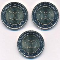 2024. 100Ft "Magyar Nemzeti Bank" (3x) T:AU