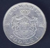 Románia 1944. 500L Ag I.Mihály T:2/2- k