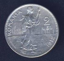 Románia 1912. 2L Ag T:2/3+
