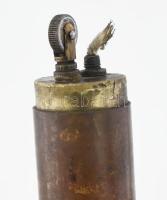 Antik lőszerből készített öngyújtó + sérült katonai távcső