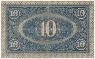 1919. augusztus 9. 10K "F 2018 238914" T:F kis szakadás / 
Hungary 1919. August 9th 10 Ko...