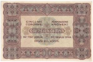 1920. 5000K "MINTA" perforációval és piros "000 000000" számozással T:XF / 
Hun...
