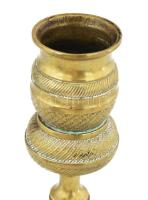 Empire stílusú réz gyertyatartó 25 cm