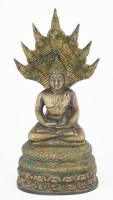 Bronz Buddha szobor 25 cm