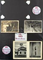 BÁNYÁSZAT - Kb. 160 db RÉGI és MODERN képeslap a Magyar Királyság területéről albumba rendezve + kis...