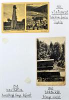 BÁNYÁSZAT - Kb. 160 db RÉGI és MODERN képeslap a Magyar Királyság területéről albumba rendezve + kis...