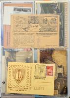 BÁNYÁSZAT - Kb. 160 db RÉGI és MODERN képeslap a Magyar Királyság területéről albumba rendezve + kis...